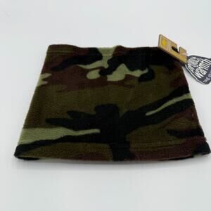 NWT Turtle Fur Kids Playful Prints Fleece Neck Warmer OS Green Camo Single Layer